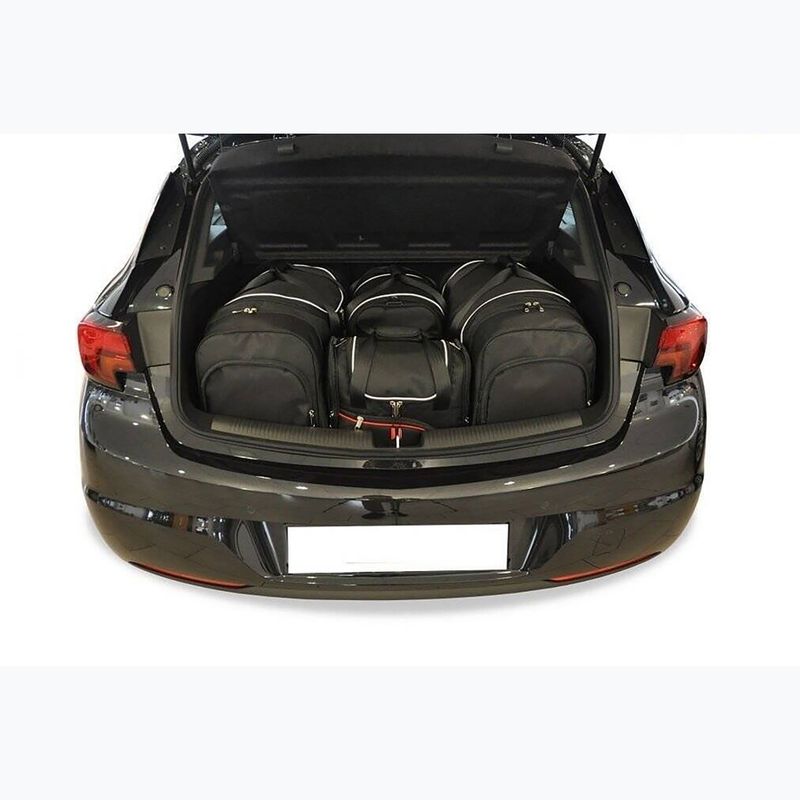 Gepäckträgertaschen-Set KJUST Opel Astra Hatchback 2015-2021 4 Stk. Schwarz 13