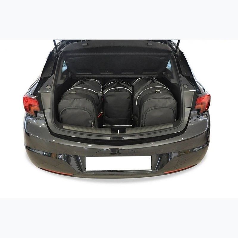 Gepäckträgertaschen-Set KJUST Opel Astra Hatchback 2015-2021 4 Stk. Schwarz 14