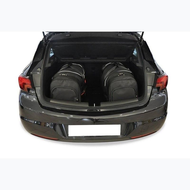 Gepäckträgertaschen-Set KJUST Opel Astra Hatchback 2015-2021 4 Stk. Schwarz 15