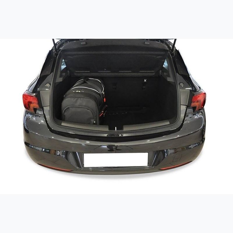 Gepäckträgertaschen-Set KJUST Opel Astra Hatchback 2015-2021 4 Stk. Schwarz 16