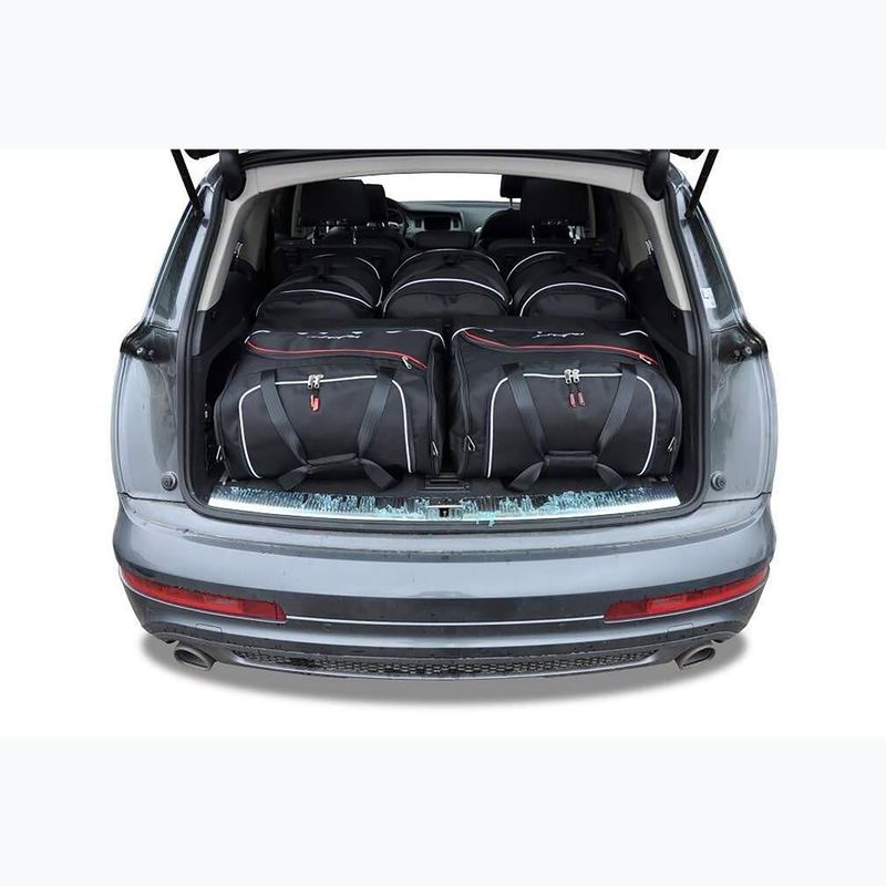 KJUST Kofferraumtaschen-Set Audi Q7 2005-2015 5 Stück schwarz 16