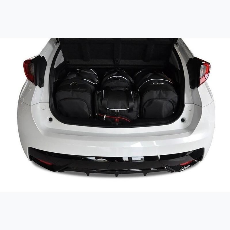 Gepäckträgertaschen-Set KJUST Honda Civic Hatchback 2012-2017 4 Stk black 14