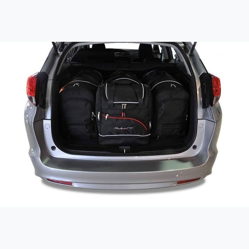 Gepäckträgertaschen-Set KJUST Honda Civic Tourer 2013-2017 4 Stk black 12