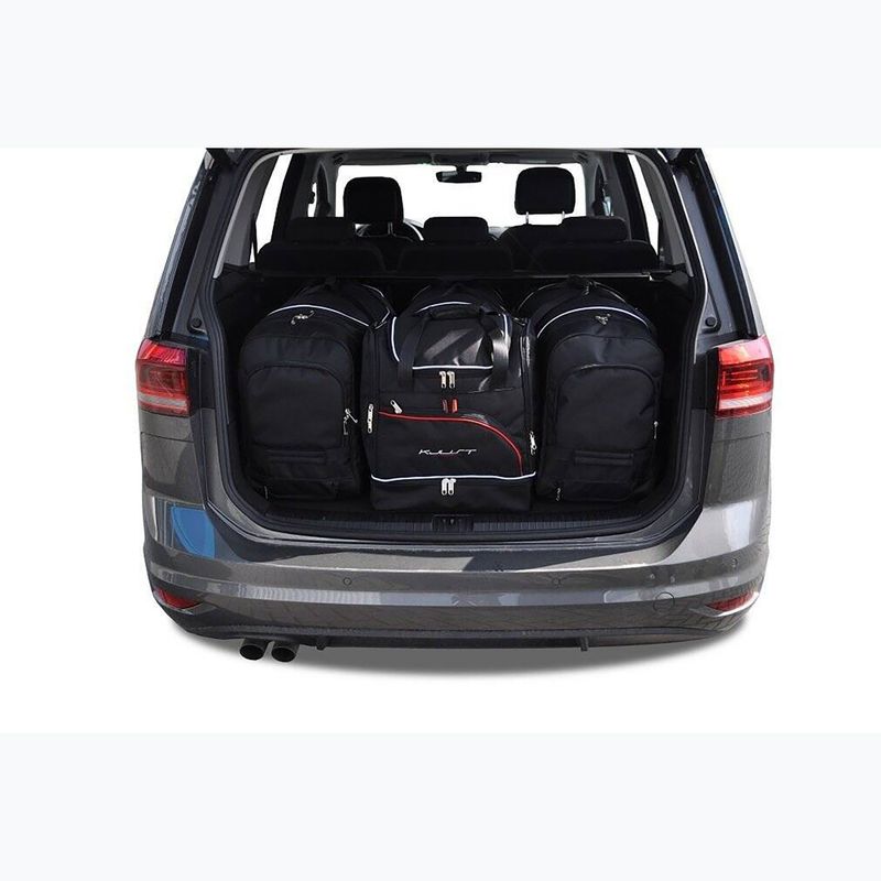Gepäckträgertaschen-Set KJUST Volkswagen Touran 2015+ 4 Stk. Schwarz 17