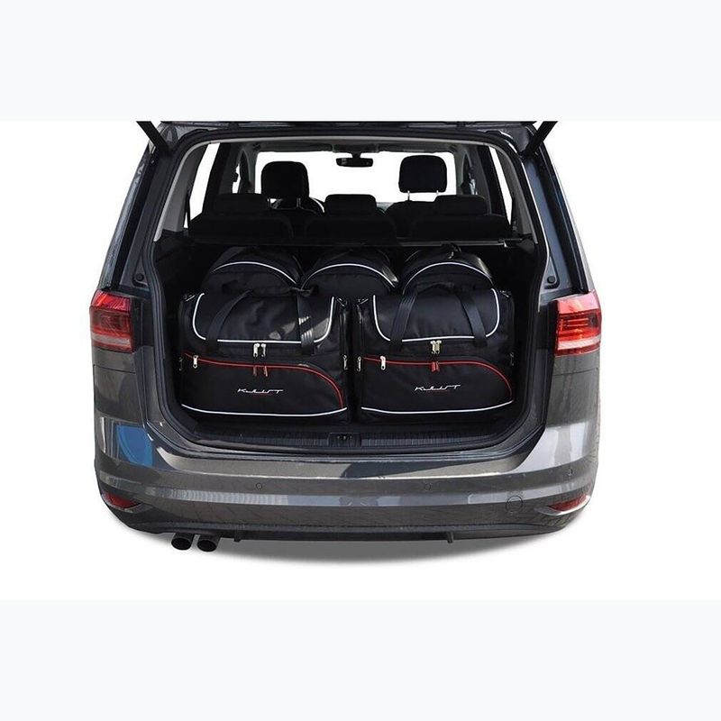 Gepäckträgertaschen-Set KJUST Volkswagen Touran 2015+ 5 Stk. Schwarz 14
