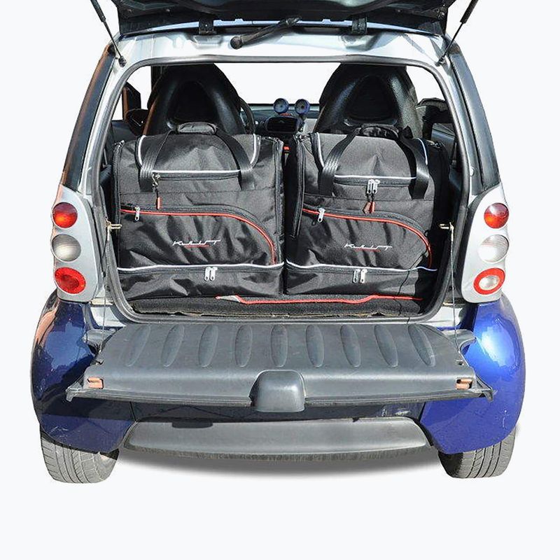 Gepäckträgertaschen-Set KJUST Smart Fortwo Coupe 1998-2007 2 Stk. Schwarz 15