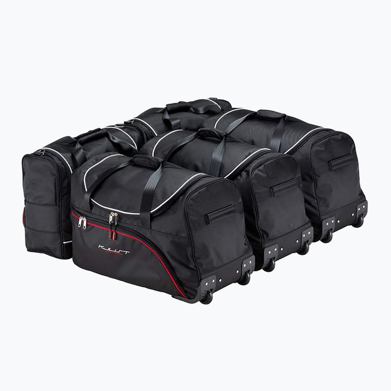 KJUST BMW 2 Gran Tourer 2015-2021 Kofferraumtaschen Set 5 Stück schwarz 2