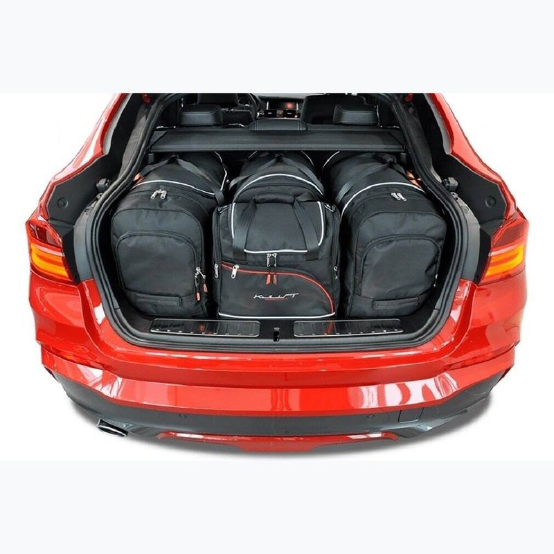 KJUST BMW X4 2014-2017 Kofferraumtaschen Set 4 Stück schwarz 15