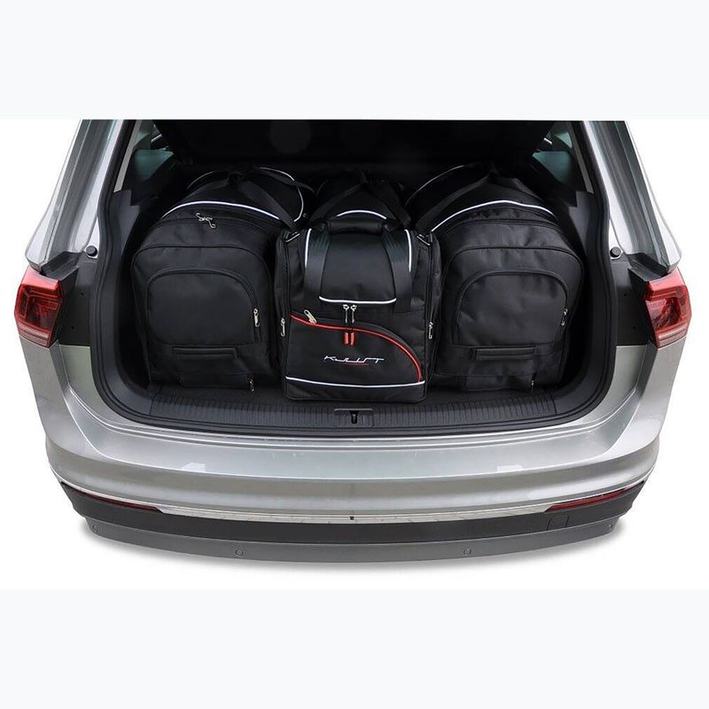 Gepäckträgertaschen-Set KJUST Volkswagen Tiguan 2016-2024 4 Stk. Schwarz 17