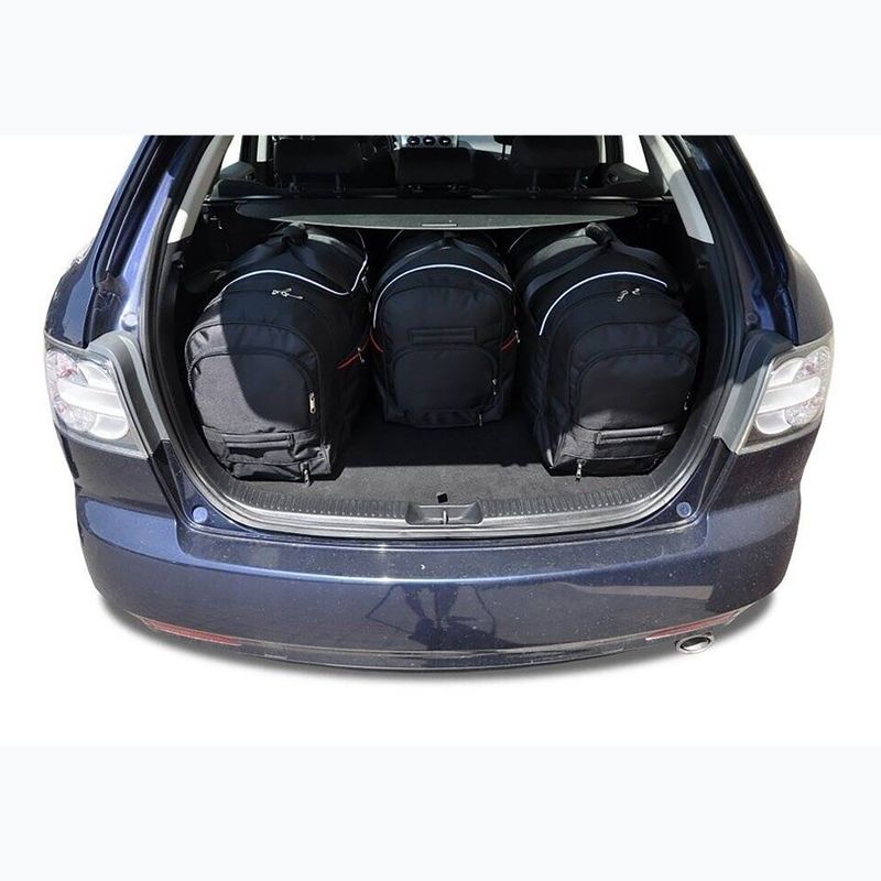 Gepäckträgertaschen-Set KJUST Mazda Cx-7 2007-2012 4 Stk. Schwarz 13