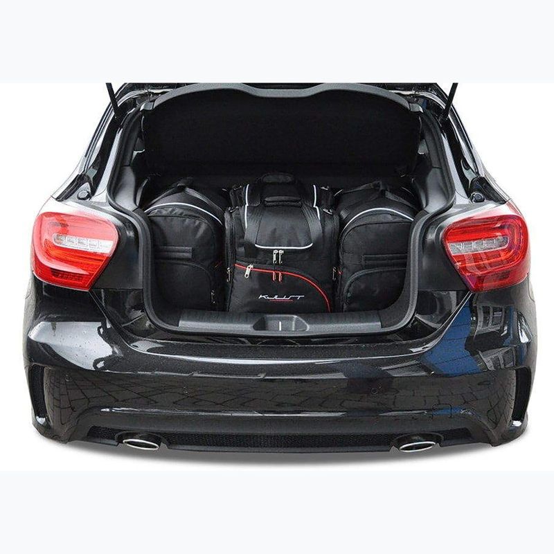 Gepäckträgertaschen-Set KJUST Mercedes-Benz A Hatchback 2012-2017 4 Stk. Schwarz 12