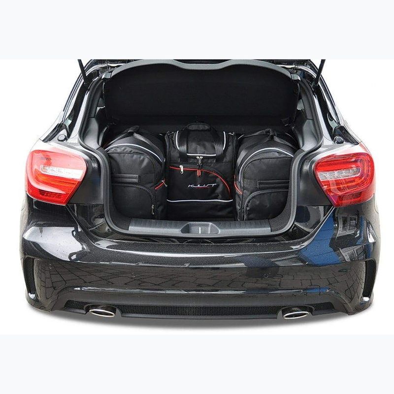 Gepäckträgertaschen-Set KJUST Mercedes-Benz A Hatchback 2012-2017 4 Stk. Schwarz 13