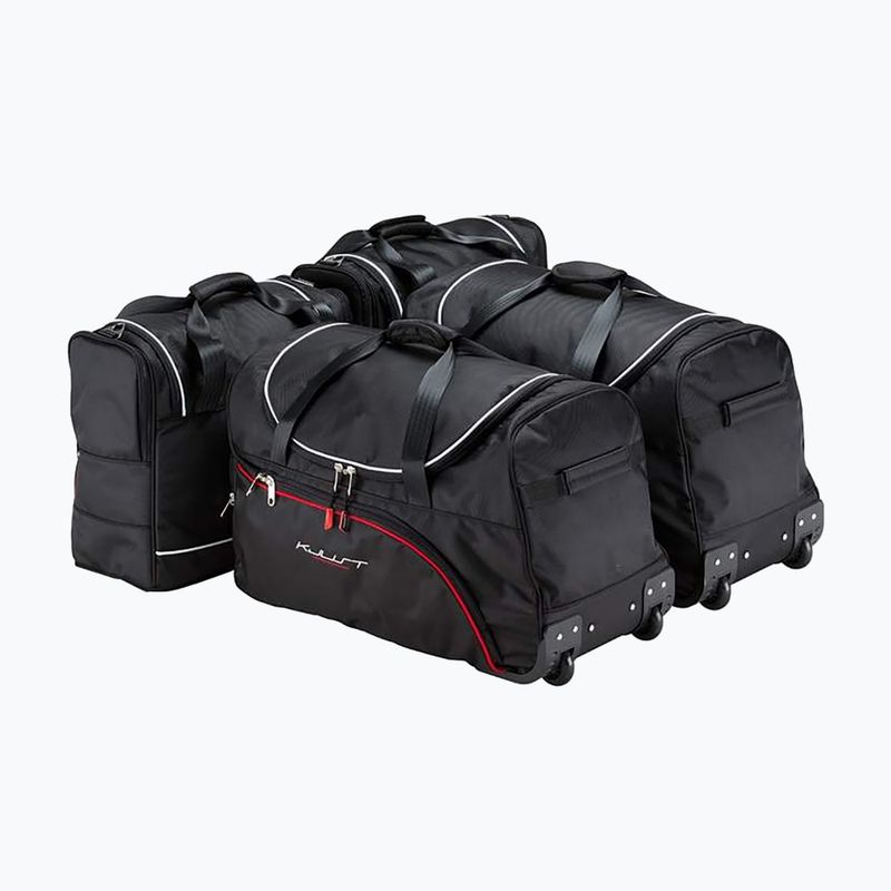 Gepäckträgertaschen-Set KJUST Mercedes-Benz C Coupe 2014-2021 4 Stk. Schwarz 2