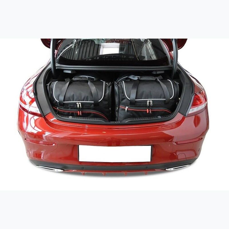 Gepäckträgertaschen-Set KJUST Mercedes-Benz C Coupe 2014-2021 4 Stk. Schwarz 12