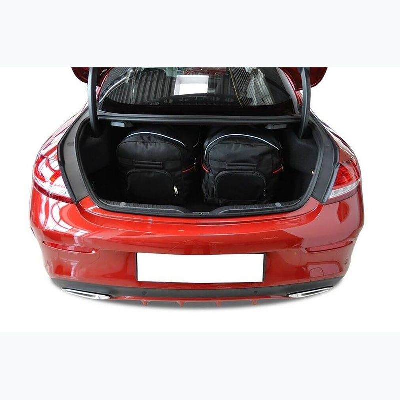 Gepäckträgertaschen-Set KJUST Mercedes-Benz C Coupe 2014-2021 4 Stk. Schwarz 13