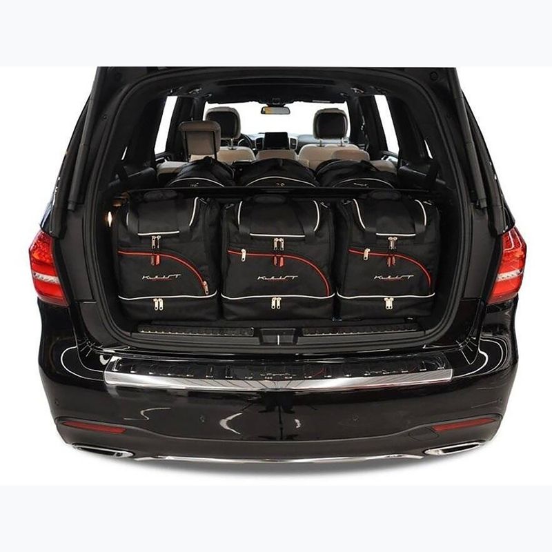 Gepäckträgertaschen-Set KJUST Mercedes-Benz Gls 2015-2018 6 Stk. Schwarz 11