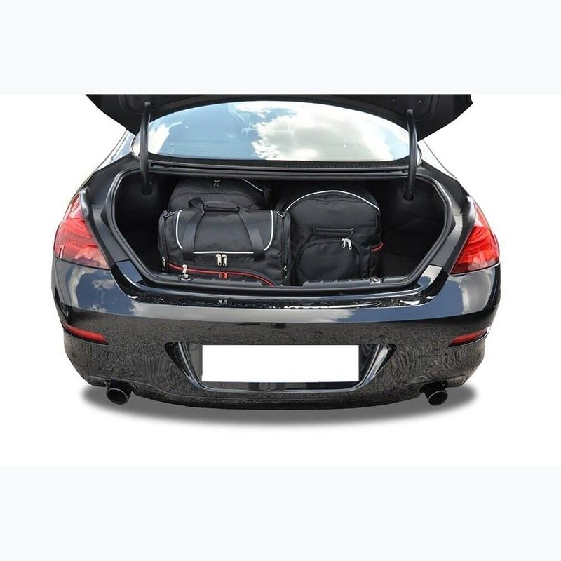 KJUST BMW 6 Coupe 2011-2018 Kofferraumtaschen Set 4 Stück schwarz 19