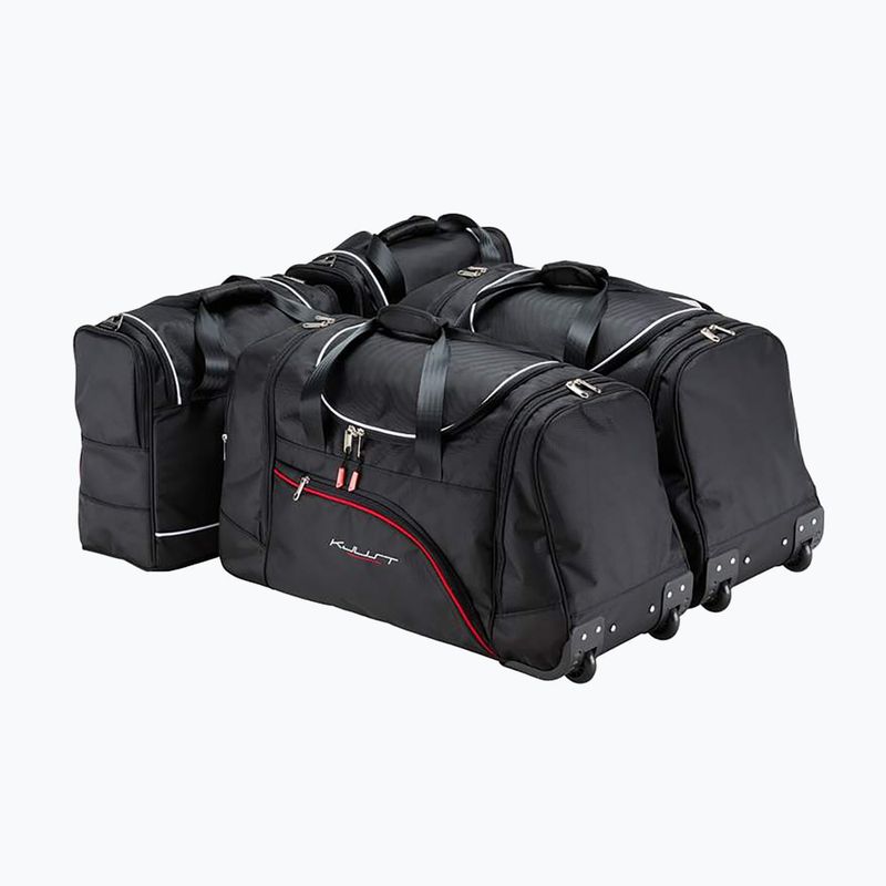 KJUST BMW 6 Gran Coupe 2012-2018 Kofferraumtaschen Set 4 Stück schwarz 2