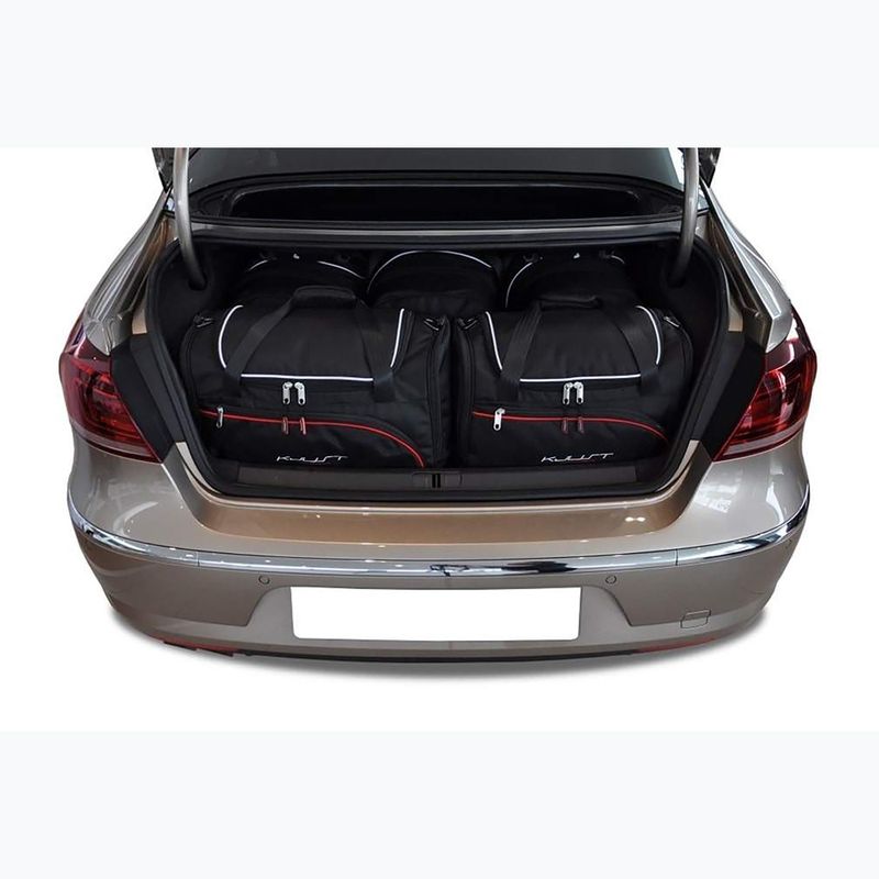 Gepäckträgertaschen-Set KJUST Volkswagen Cc 2012-2017 5 Stk. Schwarz 17