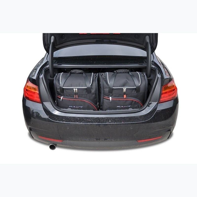 KJUST BMW 4 Coupe Kofferraumtaschen Set 2013-2020 4 Stück schwarz 15