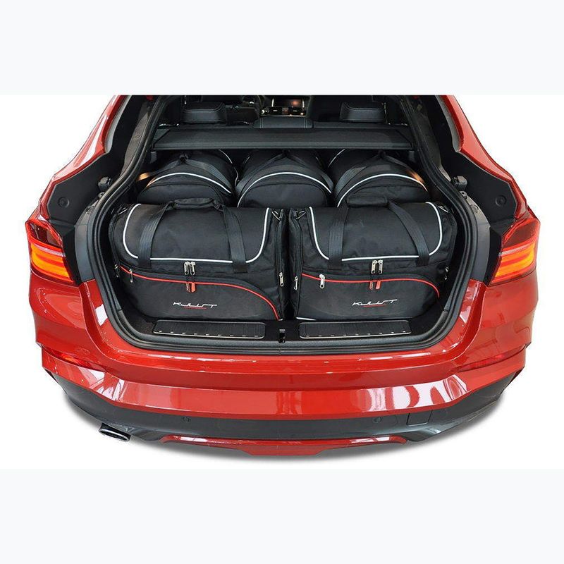 KJUST BMW X4 2014-2017 Kofferraumtaschen Set 5 Stück schwarz 13