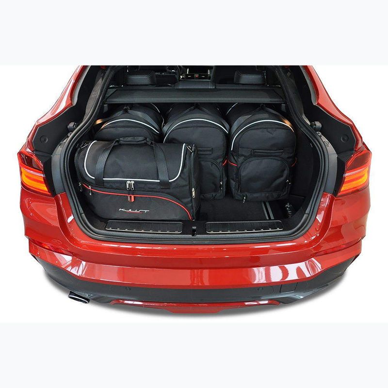 KJUST BMW X4 2014-2017 Kofferraumtaschen Set 5 Stück schwarz 14