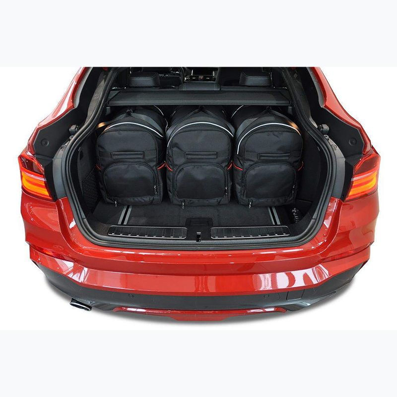 KJUST BMW X4 2014-2017 Kofferraumtaschen Set 5 Stück schwarz 15