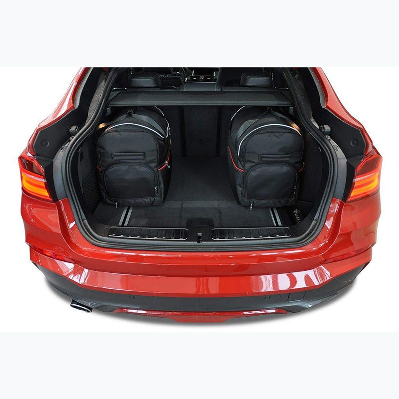 KJUST BMW X4 2014-2017 Kofferraumtaschen Set 5 Stück schwarz 16