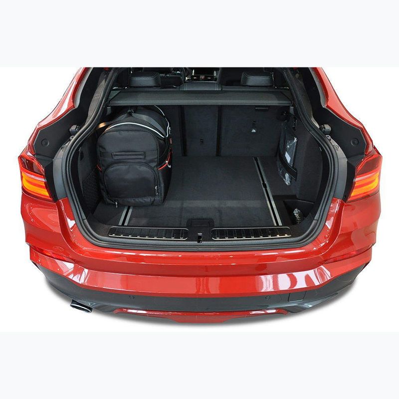 KJUST BMW X4 2014-2017 Kofferraumtaschen Set 5 Stück schwarz 17
