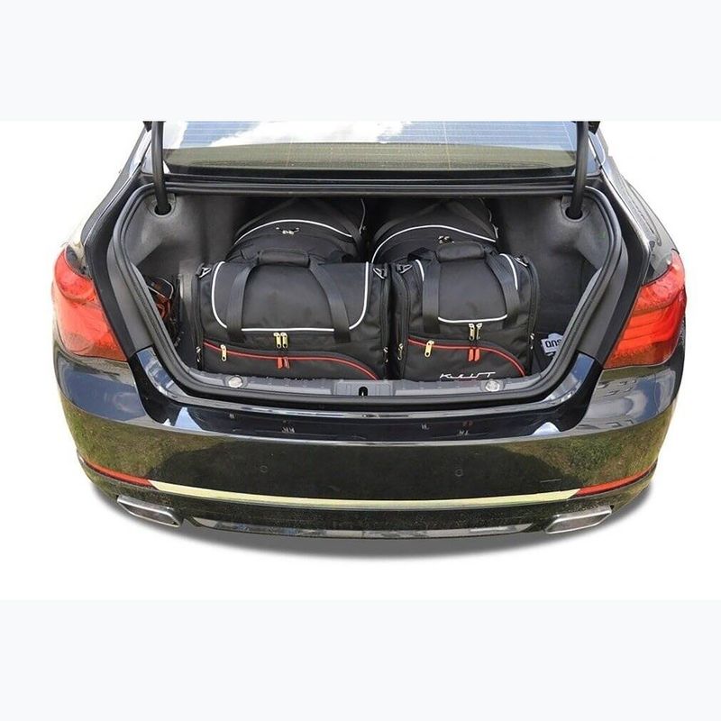 KJUST BMW 7L Kofferraumtaschen Set 2008-2015 4 Stück schwarz 18