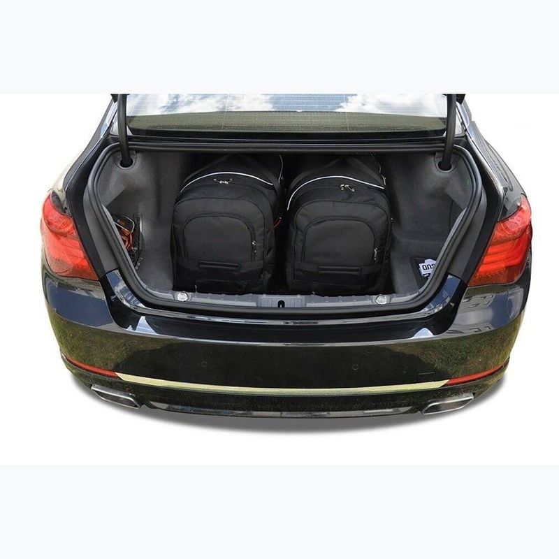KJUST BMW 7L Kofferraumtaschen Set 2008-2015 4 Stück schwarz 19