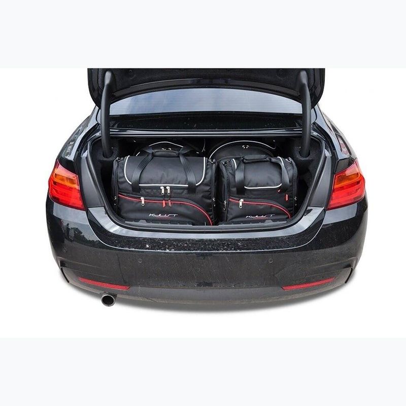 KJUST BMW 4 Coupe Kofferraumtaschen Set 2013-2020 4 Stück schwarz 18
