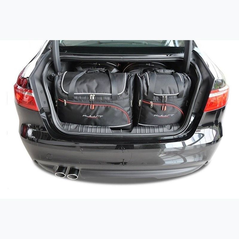 Gepäckträgertaschen-Set KJUST Jaguar Xf Limousine 2015-2020 4 Stk black 16