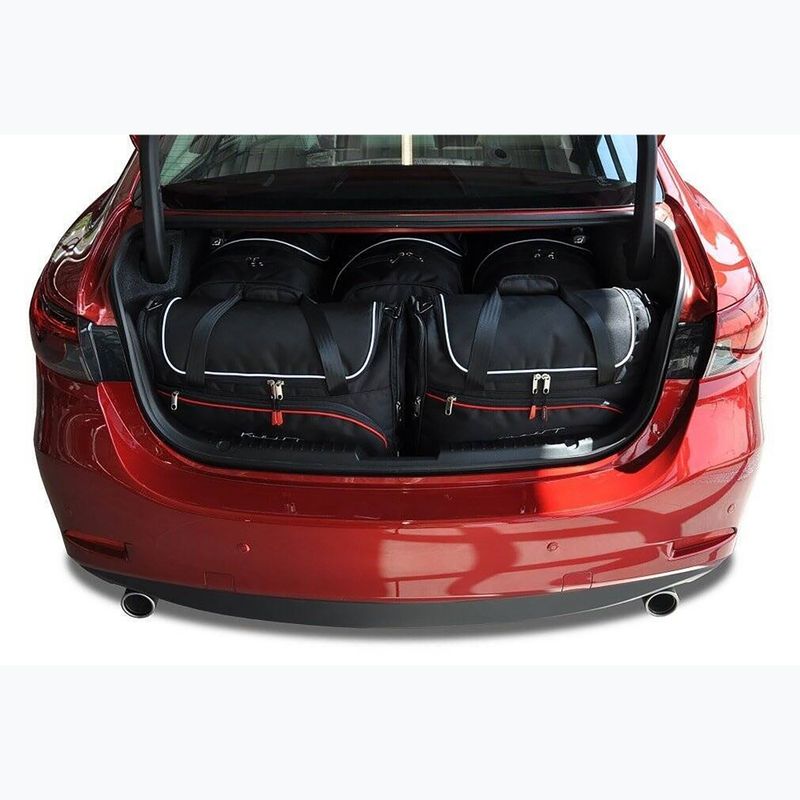 Gepäckträgertaschen-Set KJUST Mazda 6 Limousine 2012+ 5 Stk. Schwarz 10