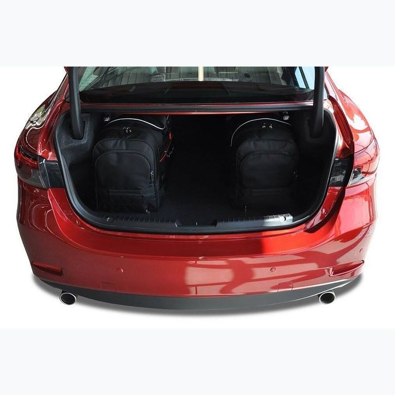 Gepäckträgertaschen-Set KJUST Mazda 6 Limousine 2012+ 5 Stk. Schwarz 11