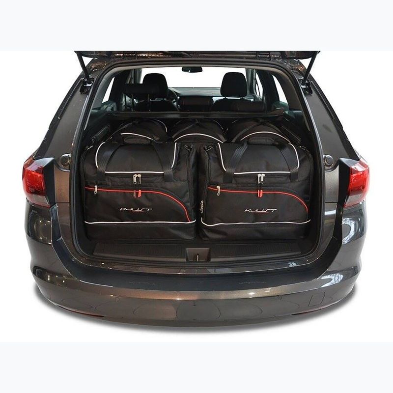 Gepäckträgertaschen-Set KJUST Opel Astra Tourer 2016-2021 5 Stk. Schwarz 11