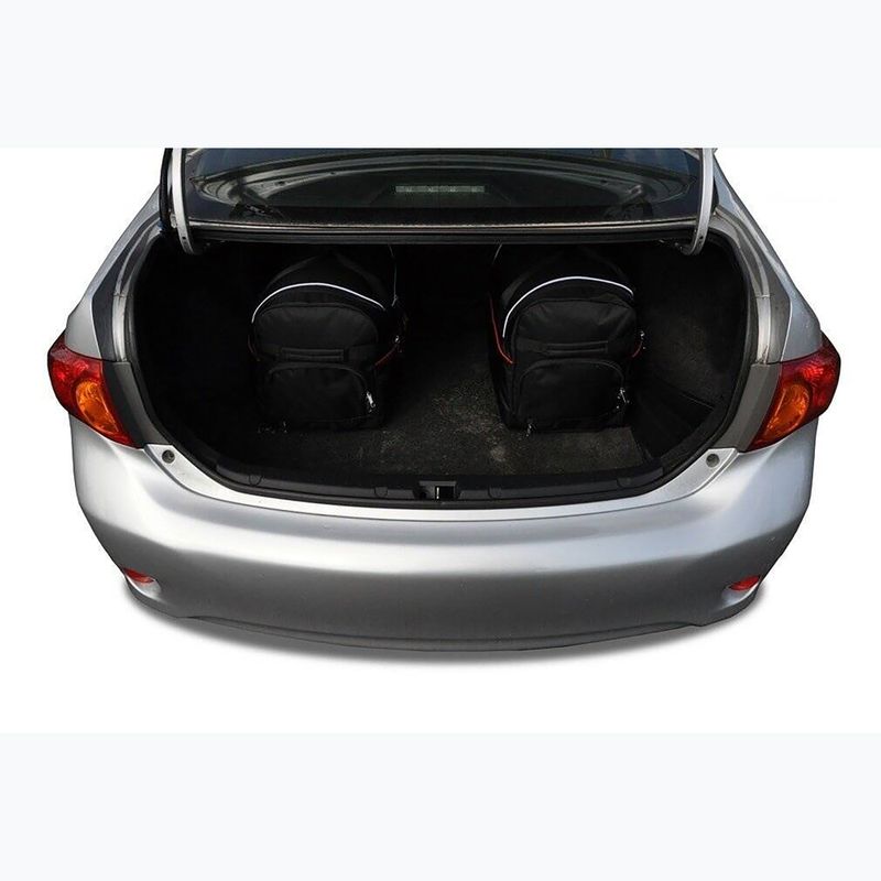 Gepäckträgertaschen-Set KJUST Toyota Corolla Limousine 2007-2014 5 Stk. Schwarz 19