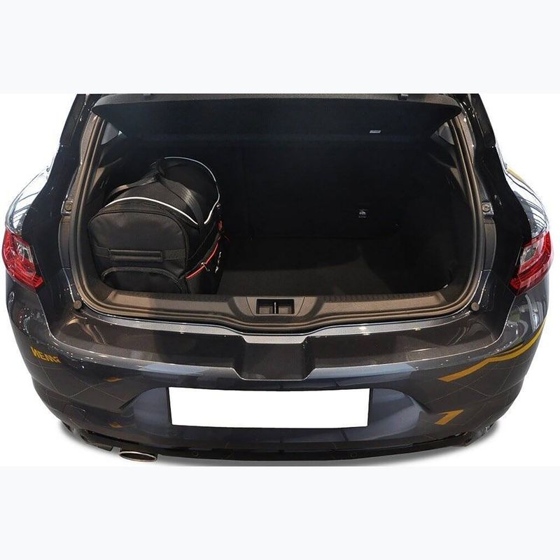 Gepäckträgertaschen-Set KJUST Renault Megane Hatchback 2016+ 4 Stk. Schwarz 15
