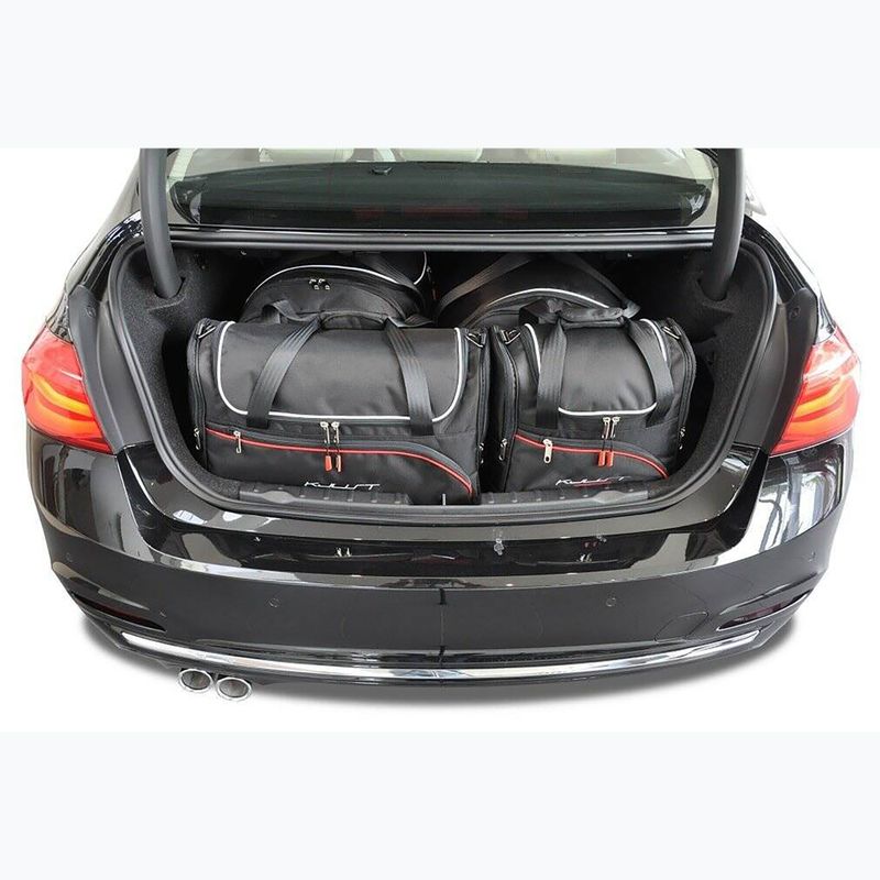 KJUST BMW 3 Limousine Kofferraumtaschen Set 2012-2018 4 Stück schwarz 18