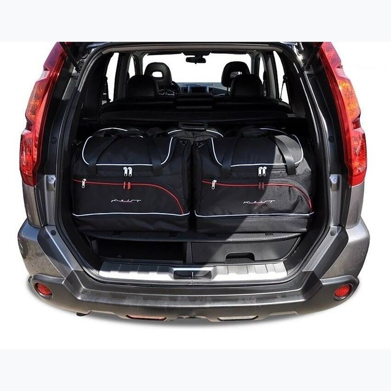 Gepäckträgertaschen-Set KJUST Nissan X-Trail 2007-2014 5 Stk. Schwarz 12