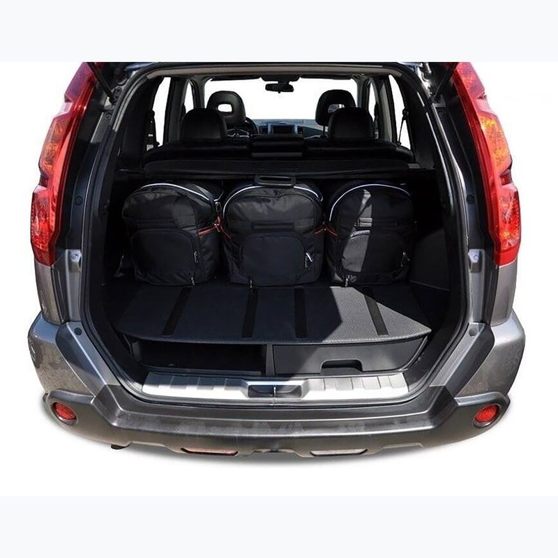 Gepäckträgertaschen-Set KJUST Nissan X-Trail 2007-2014 5 Stk. Schwarz 14