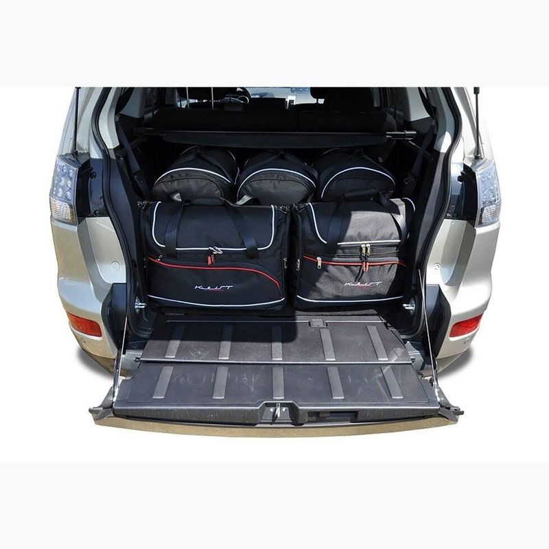 Gepäckträgertaschen-Set KJUST Mitsubishi Outlander 2006-2012 5 Stk. Schwarz 12