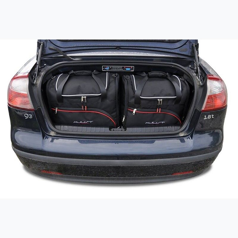 Gepäckträgertaschen-Set KJUST Saab 9-3 Cabrio 2002-2015 4 Stk. Schwarz 16