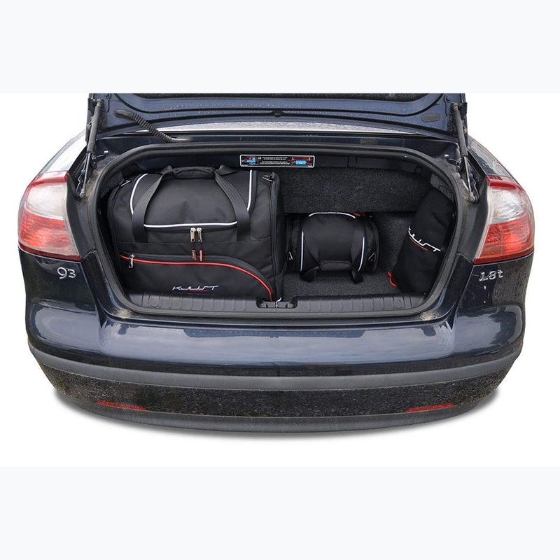 Gepäckträgertaschen-Set KJUST Saab 9-3 Cabrio 2002-2015 4 Stk. Schwarz 17