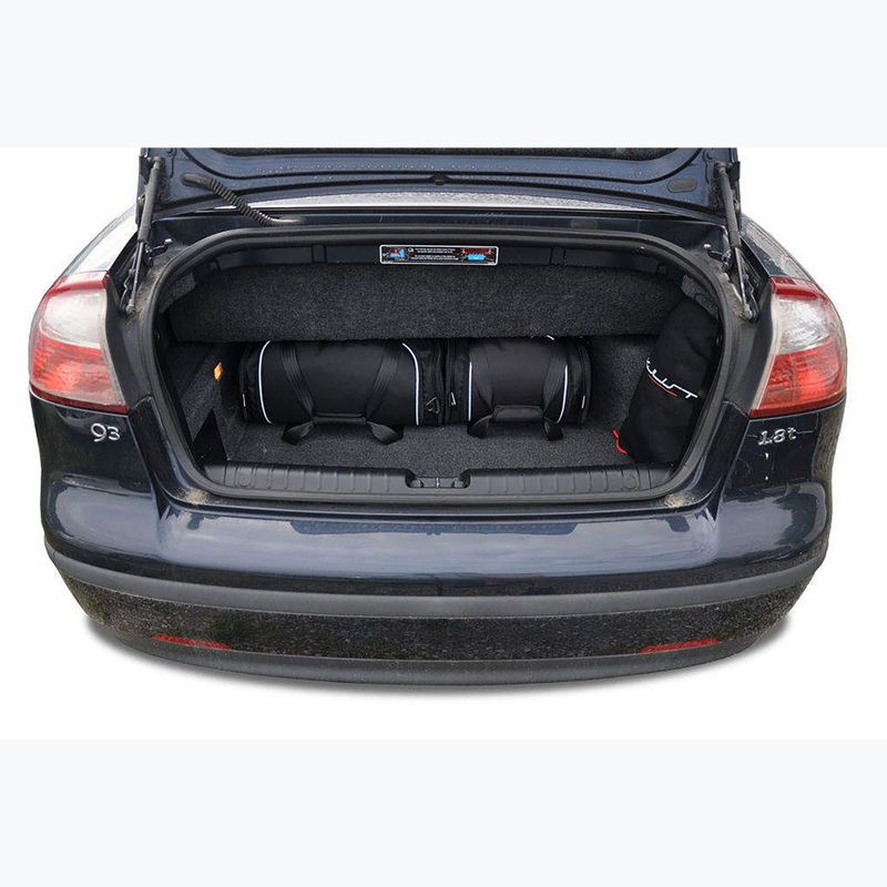 Gepäckträgertaschen-Set KJUST Saab 9-3 Cabrio 2002-2015 4 Stk. Schwarz 18