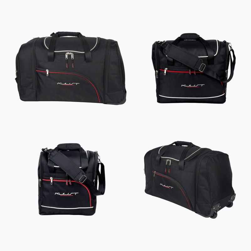 Gepäckträgertaschen-Set KJUST Skoda Roomster 2006-2015 4 Stk. Schwarz