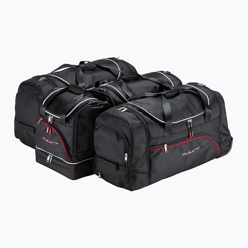 Gepäckträgertaschen-Set KJUST Skoda Roomster 2006-2015 4 Stk. Schwarz