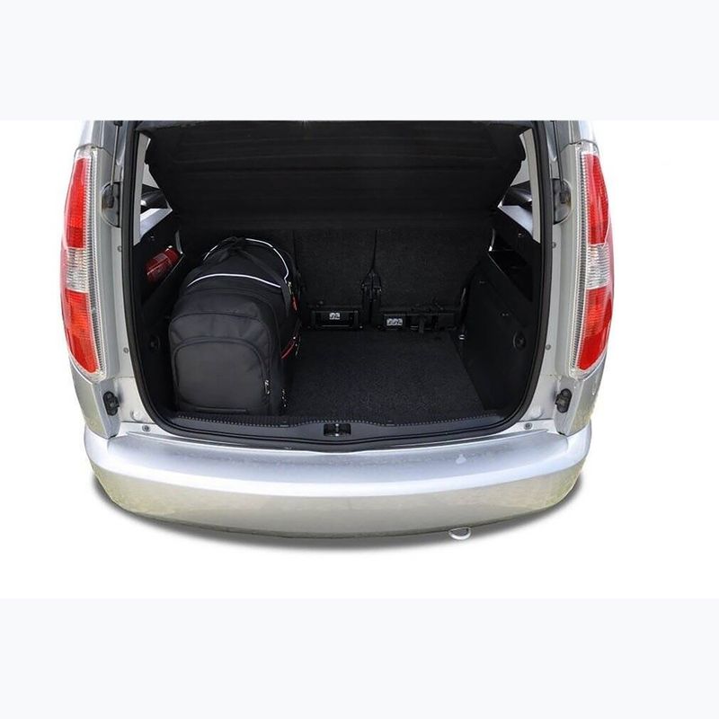 Gepäckträgertaschen-Set KJUST Skoda Roomster 2006-2015 4 Stk. Schwarz 15