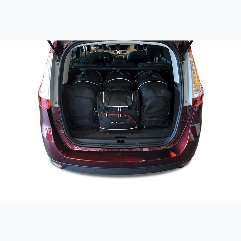 Gepäckträgertaschen-Set KJUST Renault Grand Scenic 2009-2013 4 Stk. Schwarz 11