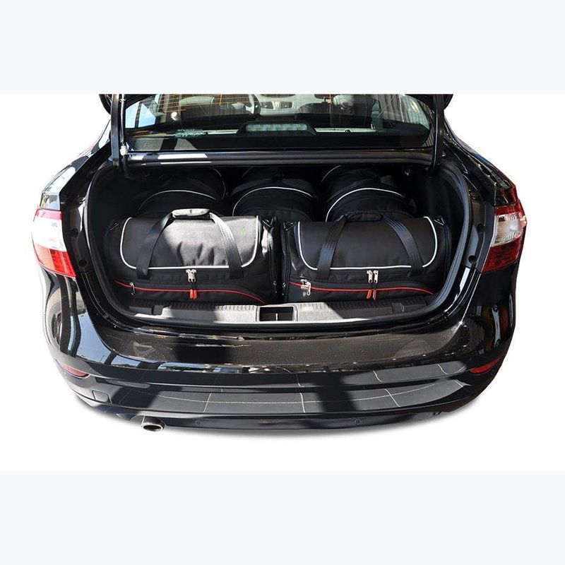 Gepäckträgertaschen-Set KJUST Renault Fluence Limousine 2009-2016 5 Stk. Schwarz 12